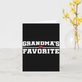Carte Funny Grandparent Favorite Granhild  (Fleur jaune)