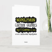Carte Funny Greeting Card: Working Smarter Not Harder (Dos)
