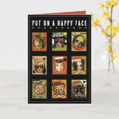 Carte Funny Halloween Card (Fleur jaune)