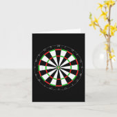 Carte Funny Halloween Costume For Darts Players _ Dart B (Fleur jaune)