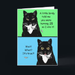 Carte Funny Happy 25th Birthday Card<br><div class="desc">Funny happy 25e anniversaire carte est personnalisable avec n'importe quel âge et/ou vous avez un message personnalisé. Pour modifier l'âge,  cliquez sur modifier la carte,  puis cliquez sur le 25,  puis modifiez le texte et tapez l'âge que vous voulez!</div>