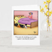 Carte Funny Happy Anniversary Card For Them (Fleur jaune)