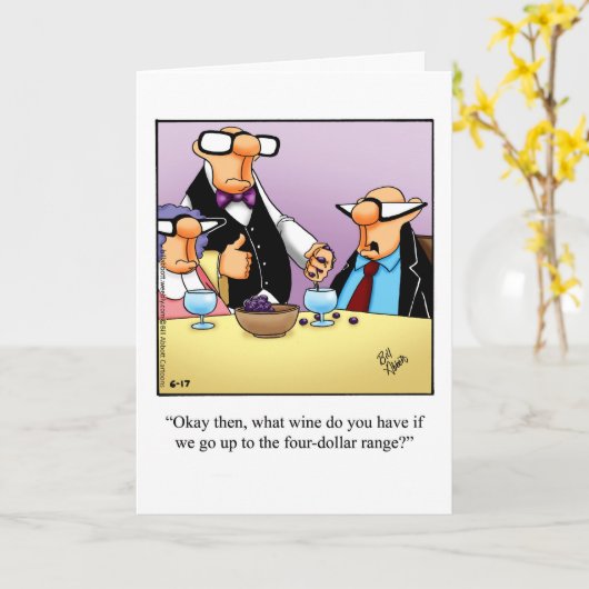 Carte Funny Happy Anniversary Card For Them (Fleur jaune)