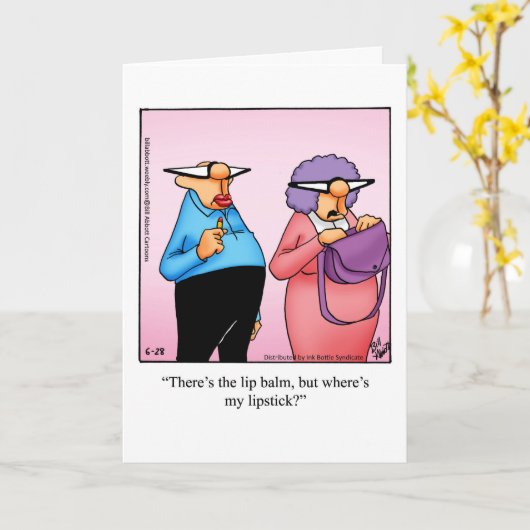 Carte Funny Happy Anniversary Card For Them (Fleur jaune)