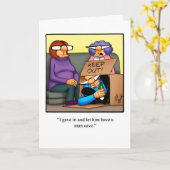 Carte Funny Happy Anniversary Card For Them (Fleur jaune)