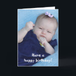 Carte Funny Happy Birthday<br><div class="desc">C'est un problème de santé !</div>
