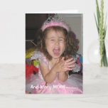 Carte Funny Happy Birthday greeting card and many more<br><div class="desc">Great birthday card for anyone ! Les messages sont :</div>
