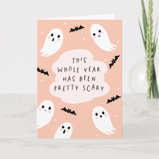 Carte Funny Happy Halloween Card 2025 (Devant)