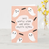 Carte Funny Happy Halloween Card 2025 (Fleur jaune)