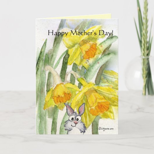 Carte Funny Happy Mother's (Devant)