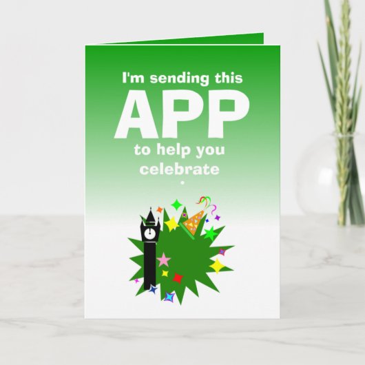 Carte Funny Happy New Year (Devant)