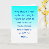 Carte funny happy wedding anniversary (Fleur jaune)