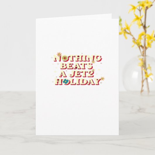 Carte Funny Help  (Fleur jaune)