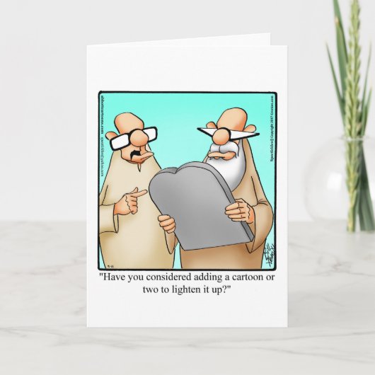 Carte Funny Hi And Hello Grey Card (Devant)