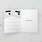 Carte Funny High School Graduate Class of 2023 visage ma (Intérieur)