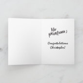 Carte Funny High School Graduation (Intérieur)