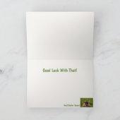 Carte Funny Highland Steer Se Bien (Intérieur)