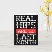 Carte Funny Hip Replacement Bones Surgery Recovery (Fleur jaune)