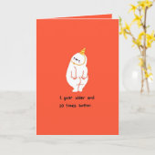 Carte Funny holidays card, funny holiday card humorous (Fleur jaune)
