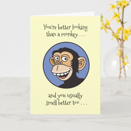 Carte Funny Homme 15e anniversaire (Fleur jaune)