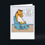 Carte Funny Horse découvre assis en chaise Anniversaire<br><div class="desc">Voici une carte d'anniversaire mignonne et drôle avec un cheval qui vient d'apprendre que s'asseoir dans une chaise confortable est assez cool. Il n'est jamais trop tard pour apprendre de nouvelles façons d'être paresseux ! Merci d'avoir choisi ce design original par © Chuck Ingwersen. Je publie mes dessins presque tous...</div>