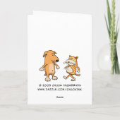 Carte Funny Horse veut Margaritas (Dos)