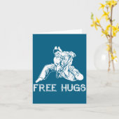 Carte Funny Hugs Brazilian Jiu Jitsu Mma Bjj  (Fleur jaune)