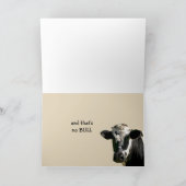 Carte Funny Humour Vache Anniversaire Rire (Intérieur)