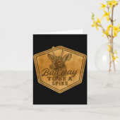 Carte Funny Hunting Bad Day To Be A Ske Deer Hunting Hun (Fleur jaune)