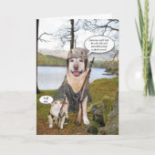 Carte Funny Hunting Dog (Devant)