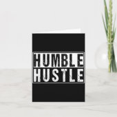Carte Funny Hustle Gift For Men And Women Cool Humble In (Devant)