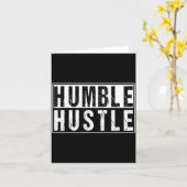 Carte Funny Hustle Gift For Men And Women Cool Humble In (Fleur jaune)