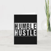 Carte Funny Hustle Gift For Men And Women Cool Humble In (Devant)