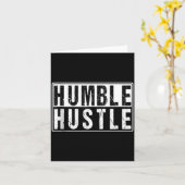 Carte Funny Hustle Gift For Men And Women Cool Humble In (Fleur jaune)