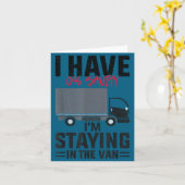 Carte Funny I’m Staying In The Van Phasmophobia Gamer Me (Fleur jaune)