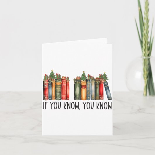 Carte Funny If You Know You Know 6 7 Reading Books Chris (Devant)