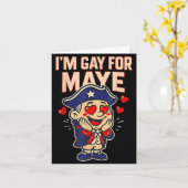 Carte Funny I'm Gay For Maye  (Fleur jaune)