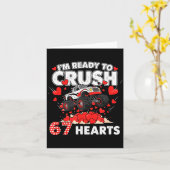 Carte Funny I'm Ready To Crush 67 Hearts  (Fleur jaune)