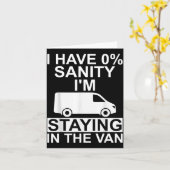 Carte Funny I'm Staying In Tha Van Phasmophobia Drivers  (Fleur jaune)