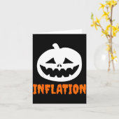 Carte Funny Inflation Halloween Costume Couple Matching  (Fleur jaune)