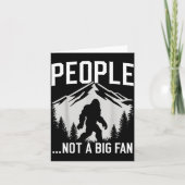 Carte Funny Introvert Bigfoot People Not A Big Fan Dad J (Devant)