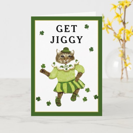 Carte Funny Irish Birthday Card (Fleur jaune)