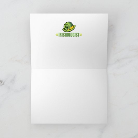 Carte Funny Irish St. Patrick's Day (Intérieur)