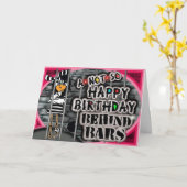 Carte Funny Jailbird (Fleur jaune)