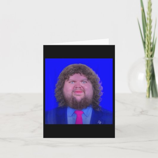 Carte Funny Jd Vance Shirt Jd Vance Face Meme (Devant)