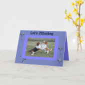 Carte Funny Jitterbug Birthday (Fleur jaune)