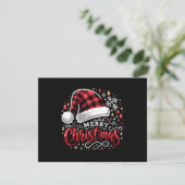Carte Funny Joyeux Noël (Debout devant)
