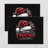 Carte Funny Joyeux Noël (Devant / Derrière)