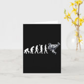 Carte Funny Karate Evolution Martial Arts Lover Karate B (Fleur jaune)