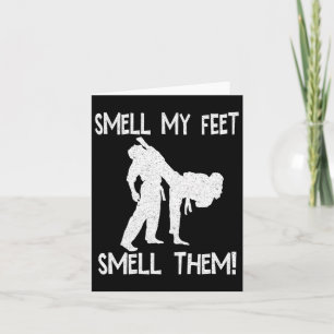Carte Funny Karate Sent Mes Pieds Les Sentent Pour Les H